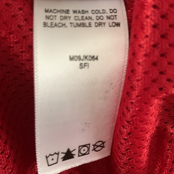 Cabela's Red Pullover Lightweight Sweater Size M #265 - Picture 12 of 12